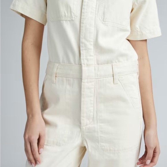 SHIPS FREE! Everlane Supersoft Denim Coverall Jumpsuit Women’s Size 16 - Picture 2 of 8